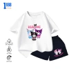 Bộ quần áo bé gái Kuromi - áo thun cotton thấm mồ hôi, set mặc nhà đa màu, giảm còn 169k 3