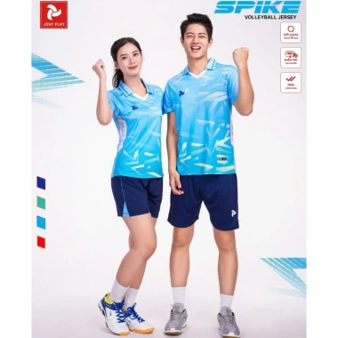 Bộ Quần Áo Bóng Chuyền JustPlay Spike Nam Nữ – Vải Thoáng Mát, Thoải Mái, Đẹp, Giá 159k