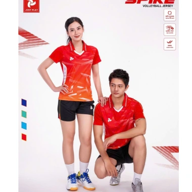 Bộ Quần Áo Bóng Chuyền JustPlay Spike Nam Nữ – Vải Thoáng Mát, Thoải Mái, Đẹp, Giá 159k 3 Bộ Quần Áo Bóng Chuyền JustPlay Spike Nam Nữ – Vải Thoáng Mát, Thoải Mái, Đẹp, Giá 159k 3