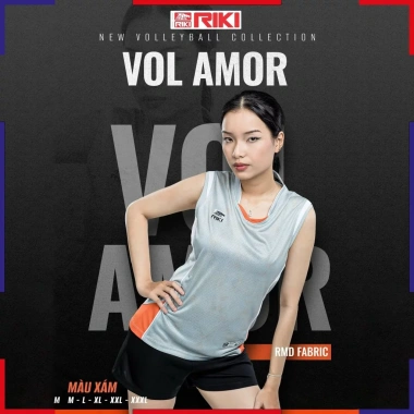 Bộ Quần Áo Bóng Chuyền Nam Nữ Riki Vol6 - Áo Riki Amor Thể Thao Thấm Hút, Co Giãn, Thoải Mái, Giá 180.000đ 8 Bộ Quần Áo Bóng Chuyền Nam Nữ Riki Vol6 - Áo Riki Amor Thể Thao Thấm Hút, Co Giãn, Thoải Mái, Giá 180.000đ 8