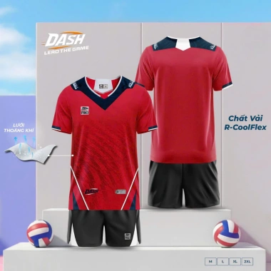 Bộ Quần Áo Bóng Chuyền Riki Dash Vải Nhẹ Bền Thoáng Khí Thấm Hút Mồ Hôi 180k