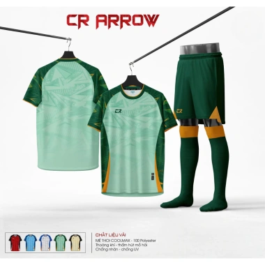 Bộ quần áo bóng đá CR Arrow vải mè thô, hút mồ hôi, thoáng khí - Giá 149.000₫