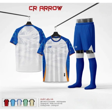Bộ quần áo bóng đá CR Arrow vải mè thô, hút mồ hôi, thoáng khí - Giá 149.000₫