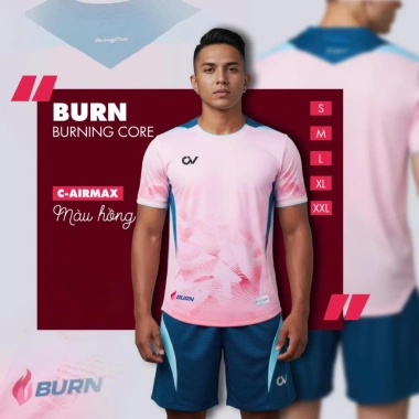 Bộ Quần Áo Bóng Đá CV Burn Thoáng Khí, Thấm Hút Mồ Hôi - Giá 149k Giảm 20%