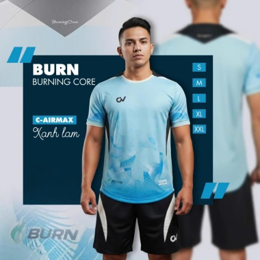 Bộ Quần Áo Bóng Đá CV Burn Thoáng Khí, Thấm Hút Mồ Hôi - Giá 149k Giảm 20%