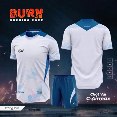 Bộ Quần Áo Bóng Đá CV Burn Thoáng Khí, Thấm Hút Mồ Hôi - Giá 149k Giảm 20%