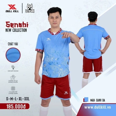 Bộ Quần Áo Bóng Đá Dullkill Senshi - Đồ Đá Banh Samurai Năng Động, Cá Tính, 180k