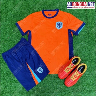 Bộ Quần Áo Bóng Đá Euro 2.024 Đồ Đá Banh, Áo Vải Mè Caro Thấm Hút Mồ Hôi - 169k