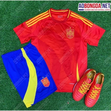 Bộ Quần Áo Bóng Đá Euro 2.024 Đồ Đá Banh, Áo Vải Mè Caro Thấm Hút Mồ Hôi - 169k