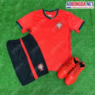 Bộ Quần Áo Bóng Đá Euro 2.024 Đồ Đá Banh, Áo Vải Mè Caro Thấm Hút Mồ Hôi - 169k