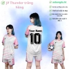 Bộ Quần Áo Bóng Đá Just Play THUNDER Phiên Bản Đặc Biệt Trắng Hồng - Giá Ưu Đãi 203.000 VNĐ