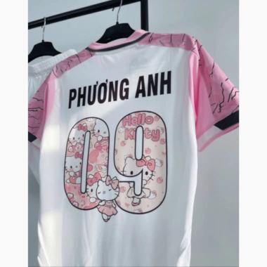 Bộ Quần Áo Bóng Đá Just Play THUNDER Phiên Bản Đặc Biệt Trắng Hồng - Giá Ưu Đãi 203.000 VNĐ 4