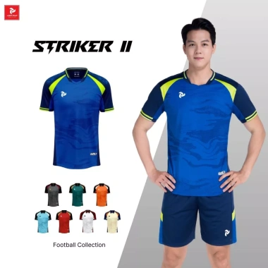 Bộ Quần Áo Bóng Đá Justplay Striker II - Thoáng mát, thoải mái, giá chỉ 150.000đ