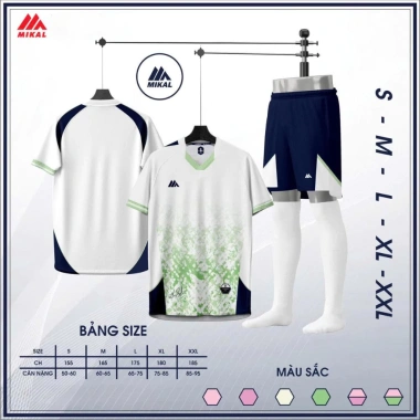 Bộ quần áo bóng đá Mikal Mored 03 Vải mè thoáng khí thấm mồ hôi giảm giá 159k 2 Bộ quần áo bóng đá Mikal Mored 03 Vải mè thoáng khí thấm mồ hôi giảm giá 159k 2