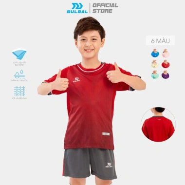 Bộ Quần Áo Bóng Đá Trẻ Em Bulbal Sonic 2 Cao Cấp: Caro thoáng mát, hoạ tiết bắt mắt, 6 màu, giảm còn 120k