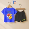 Bộ quần áo cộc bé trai Pikachu Pokemon đa màu, thun cotton 15-40kg PO02 giảm giá 169k 8
