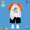 Bộ quần áo cộc cotton cho bé in hình tung tung, Italian Brainrot, Shipanzini Bananini - Giá ưu đãi 169.000₫ 2
