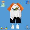 Bộ quần áo cộc cotton cho bé in hình tung tung, Italian Brainrot, Shipanzini Bananini - Giá ưu đãi 169.000₫ 3