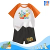 Bộ quần áo cộc tay bé trai thun khủng long vui nhộn, nhiều màu, size 15-40kg, 169k