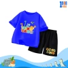 Bộ quần áo cộc tay bé trai thun khủng long vui nhộn, nhiều màu, size 15-40kg, 169k 6