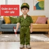 Bộ quần áo công an bé mầm non mẫu mới, mũ vải và gậy - 149.000₫ 10