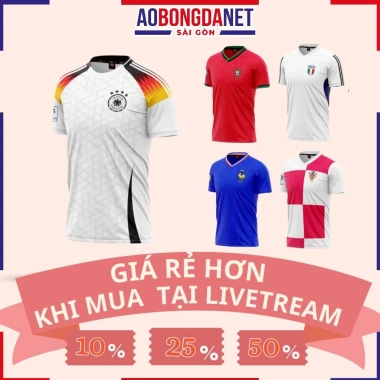 Bộ Quần Áo Đá Banh Euro 2.024 Mẫu Mới, Vải Mè Hàn Quốc Thấm Hút, Giá 140.000 VNĐ