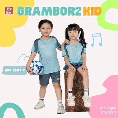 Bộ Quần Áo Đá Bóng Trẻ Em Riki Grambor 2 Thun Co Giãn - Thoải Mãi Vận Động, Giá 170.000 VND 5 Bộ Quần Áo Đá Bóng Trẻ Em Riki Grambor 2 Thun Co Giãn - Thoải Mãi Vận Động, Giá 170.000 VND 5