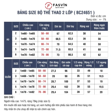 Bộ Quần Áo Gió Nam Thể Thao Fasvin BC24.651.HN 2 Lớp Gió Chun, Lót Thun Mềm Mại, Ấm Áp, Giá 799.000₫ 8