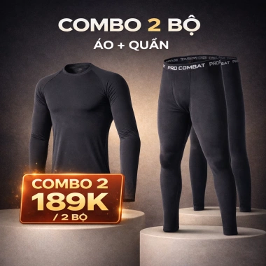 Bộ quần áo giữ nhiệt nam co giãn ôm body, tập gym, chạy bộ, đá bóng - Combo 2-3 bộ giá tốt 54.989₫ 5
