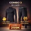 Bộ quần áo giữ nhiệt nam co giãn ôm body, tập gym, chạy bộ, đá bóng - Combo 2-3 bộ giá tốt 54.989₫ 9