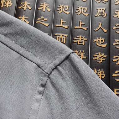 Bộ quần áo hai mảnh trung niên mùa hè - Áo sơ mi tay ngắn, quần mỏng nhẹ, giá 186.869 VND 6