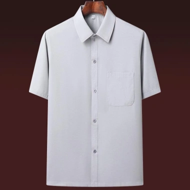 Bộ quần áo hai mảnh trung niên mùa hè - Áo sơ mi tay ngắn, quần mỏng nhẹ, giá 186.869 VND 11