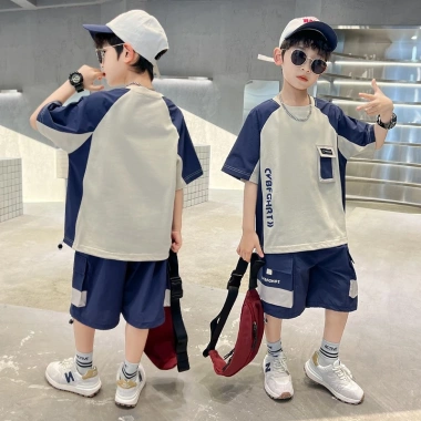 Bộ quần áo hè 3 lỗ tanktop bé trai 6-16 tuổi 18-50kg - Set MEC giảm 21% 21