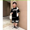 Bộ quần áo hè bé trai 18-50kg – Áo phông + quần đùi mẫu LA, size 6-16 tuổi, giảm còn 89.000đ 22