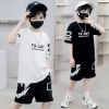 Bộ quần áo hè bé trai 6-16 tuổi size 18-50kg, set thể thao áo phông và quần đùi KKB - Giá ưu đãi 95.000đ 6