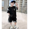 Bộ quần áo hè bé trai 6-16 tuổi size 18-50kg, set thể thao áo phông và quần đùi KKB - Giá ưu đãi 95.000đ 19
