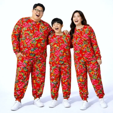 Bộ quần áo Hoa công Đồ mì tôm 33-123KG Nam Nữ & Gia đình - Hài hước, 88.868₫