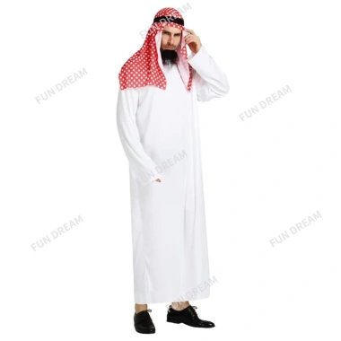 Bộ quần áo hoàng tử Trung Đông thanh lịch - Lễ hội, tiệc tùng, cosplay, chỉ 57,692₫ 5