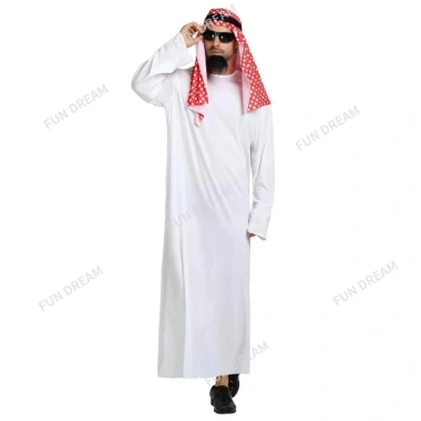 Bộ quần áo hoàng tử Trung Đông thanh lịch - Lễ hội, tiệc tùng, cosplay, chỉ 57,692₫ 6