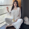 Bộ Quần Áo Mặc Nhà Dài Tay Cổ Vuông Đệm Ngực - QCCC A15 Giá 311.600đ 7