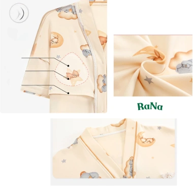Bộ quần áo mặc nhà nữ đệm ngực, vải mềm mại thoáng khí RaNa - Giá chỉ 249.000₫