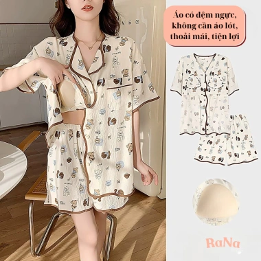 Bộ quần áo mặc nhà nữ đệm ngực, vải mềm mại thoáng khí RaNa - Giá chỉ 249.000₫ 9 Bộ quần áo mặc nhà nữ đệm ngực, vải mềm mại thoáng khí RaNa - Giá chỉ 249.000₫ 9