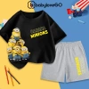 Bộ quần áo Minions BabyloveGO thoáng mát mùa hè cho trẻ 1-10 tuổi, trai & gái 199k 8