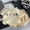 Bộ Quần Áo Mùa Hè Bé Trai Áo Sơ Mi và Quần Short Polo Thời Trang 2 Bộ Đồ Trẻ Em 2