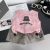 Bộ Quần Áo Mùa Hè Bé Trai - Vest và Quần Short Thời Trang Giá giảm 190.857₫