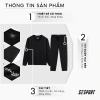 Bộ quần áo nỉ nam trơn S2 SPORT thu đông thêu hình nổi, jogger cạp chun - 415.000đ 2