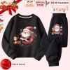 Bộ Quần Áo Nỉ Ông Già Noel Cưỡi Tuần Lộc Bé Trai và Bé Gái CIUCIU Ấm Giữ Nhiệt 296k 8