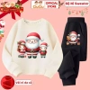 Bộ Quần Áo Nỉ Ông Già Noel Giáng Sinh CIUCIU KID Set Thu Đông - Da Cá Mềm, Giữ Nhiệt, 296.000 VND 5