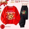Bộ Quần Áo Nỉ Swe Sweater Dài Tay Capybara Noel Thu Đông CIUCIU KID Vải Nỉ Da Cá Mềm Ấm cho Bé Trai và Bé Gái 2