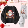 Bộ Quần Áo Nỉ Sweater Ông Già Noel Bé Trai - Bé Gái, Vải Nỉ Da Cá, Giá 296k 8